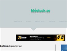 Tablet Screenshot of ideoluck.se